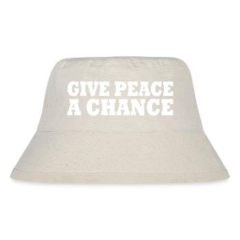 Give peace a chance - Bob recyclé Stanley/Stella - blanc naturel - Devant