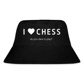 J’ADORE LES ÉCHECS. Oserez-vous jouer? - Bob recyclé Stanley/Stella - noir - Devant
