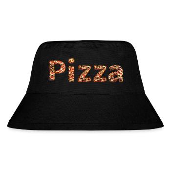 Love Pizza - Stanley/Stella Recycled Bucket Hat - black - Front