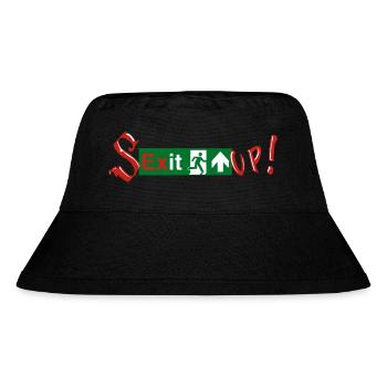 Hot Tshirt - Stanley/Stella Recycled Bucket Hat - black - Front