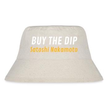 Buy The Dip Satoshi Nakamoto - Stanley/Stella Recycled Bucket Hat - natural - Front