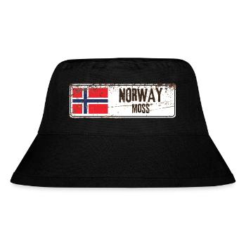 Drapeau de la Norvège Moss - Bob recyclé Stanley/Stella - noir - Devant