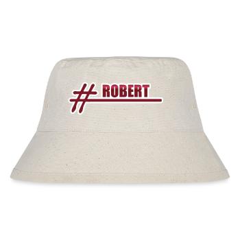 First name Robert - Stanley/Stella Recycled Bucket Hat - natural - Front