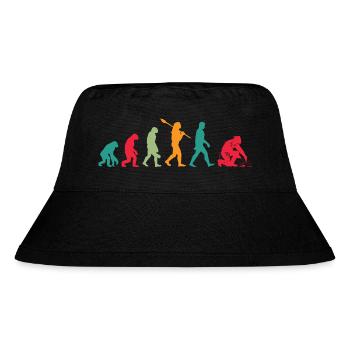 Schweißer Evolution - Stanley/Stella recycelter Bucket Hat - Schwarz - Vorne