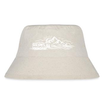 Camping Car Landscape - Stanley/Stella Recycled Bucket Hat - natural - Front