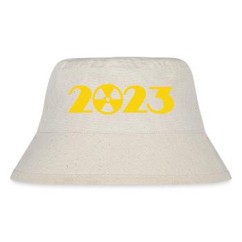 Attention Radioactive, Radiation 2023 - Stanley/Stella Recycled Bucket Hat - natural - Front
