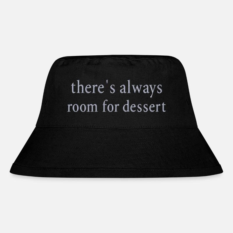 Statement Dessert bestickt - Stanley/Stella recycelter Bucket Hat - Schwarz