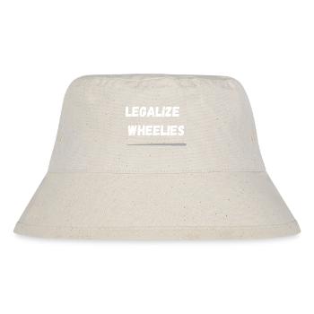 Legalize Wheelies - Stanley/Stella Recycled Bucket Hat - natural - Back