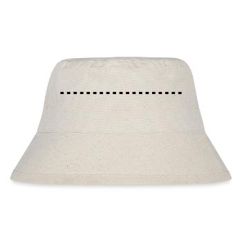 dashed_line_1c - Stanley/Stella Recycled Bucket Hat - natural - Front