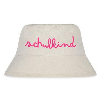 Schulkind - Stanley/Stella recycelter Bucket Hat - Naturweiß - Vorne