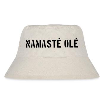 Trucs de yoga / Namaste Ole Logo - Bob recyclé Stanley/Stella - blanc naturel - Devant