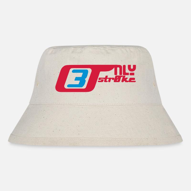 only3stroke - Stanley/Stella recycelter Bucket Hat - Naturweiß