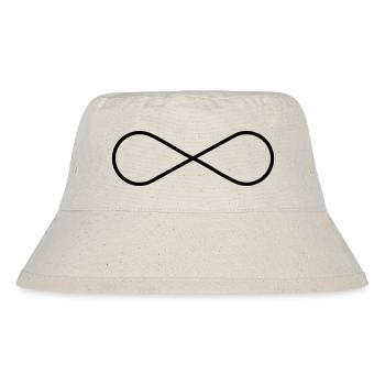 Unendlich Symbol - Unendlichkeit - Stanley/Stella recycelter Bucket Hat - Naturweiß - Vorne
