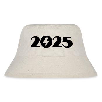 Hochspannung 2025, Elektriker 2025 - Stanley/Stella recycelter Bucket Hat - Naturweiß - Vorne