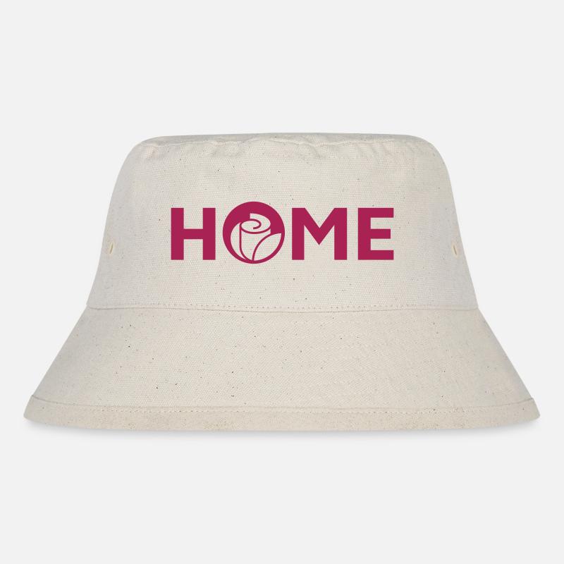 Blumenhaus, Rose Haus, Blumengeschäft - Stanley/Stella recycelter Bucket Hat - Naturweiß