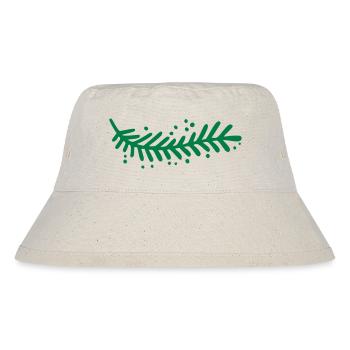 Fir branch - Stanley/Stella Recycled Bucket Hat - natural - Front