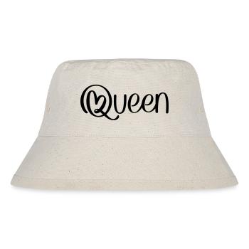 Queen with heart - Stanley/Stella Recycled Bucket Hat - natural - Front