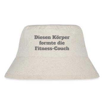 Fitness Couch - Stanley/Stella recycelter Bucket Hat - Naturweiß - Vorne