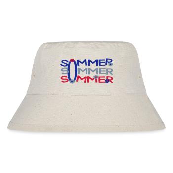 Sommer - Stanley/Stella recycelter Bucket Hat - Naturweiß - Vorne