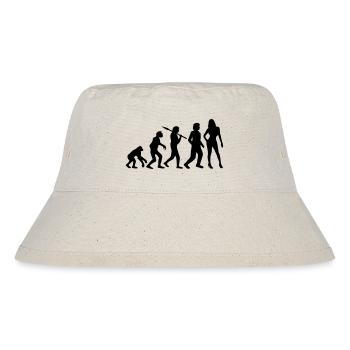Hot Girl Evolution - Stanley/Stella Recycled Bucket Hat - natural - Front