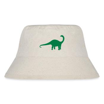 Dinosaurier Apatosaurus - Stanley/Stella recycelter Bucket Hat - Naturweiß - Vorne