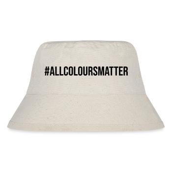 All Colours Matter Protest - Stanley/Stella recycelter Bucket Hat - Naturweiß - Vorne