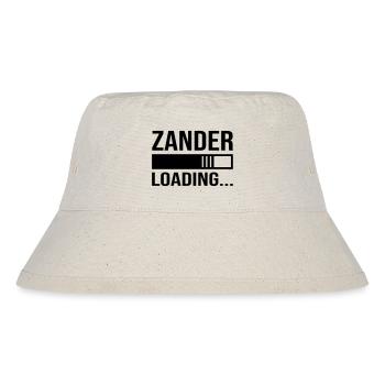 Zander loading... Anglergeschenk, Angeln - Stanley/Stella recycelter Bucket Hat - Naturweiß - Vorne