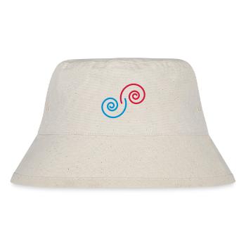 spiralen_2c - Stanley/Stella Recycled Bucket Hat - natural - Front