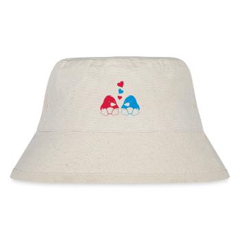 Penguins in Love 002 - Stanley/Stella Recycled Bucket Hat - natural - Front