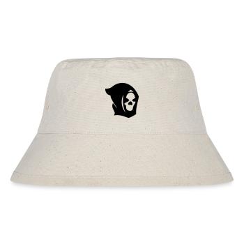 Schädel - Stanley/Stella recycelter Bucket Hat - Naturweiß - Vorne