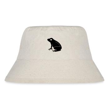 Frosch - Stanley/Stella recycelter Bucket Hat - Naturweiß - Vorne