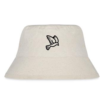 Taube - Stanley/Stella recycelter Bucket Hat - Naturweiß - Vorne