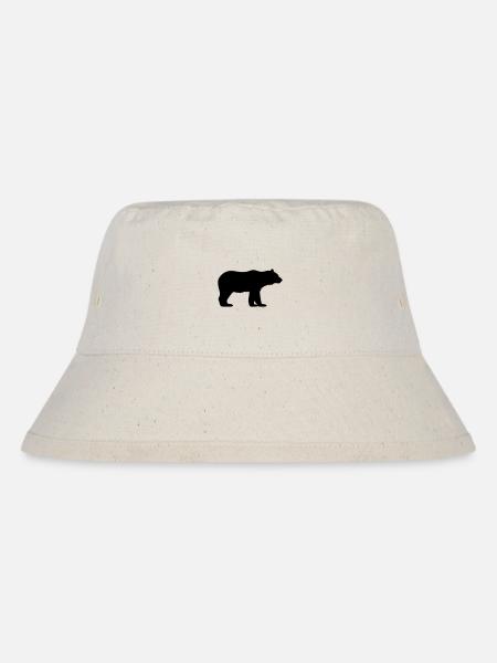 Bär - Stanley/Stella recycelter Bucket Hat - Naturweiß
