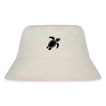 Schildkröte - Stanley/Stella recycelter Bucket Hat - Naturweiß - Vorne