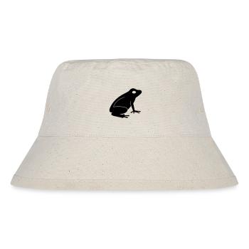 Frosch - Stanley/Stella recycelter Bucket Hat - Naturweiß - Vorne