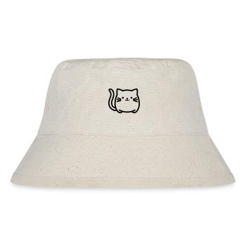 Kätzchen - Stanley/Stella recycelter Bucket Hat - Naturweiß - Vorne