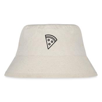 Pizza slice - Stanley/Stella Recycled Bucket Hat - natural - Front