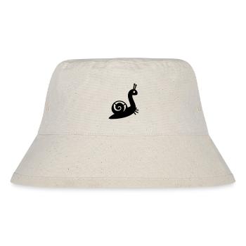 Snail - Stanley/Stella Recycled Bucket Hat - natural - Front