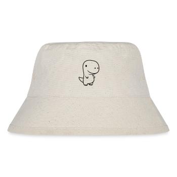 Dinosaurier - Stanley/Stella recycelter Bucket Hat - Naturweiß - Vorne