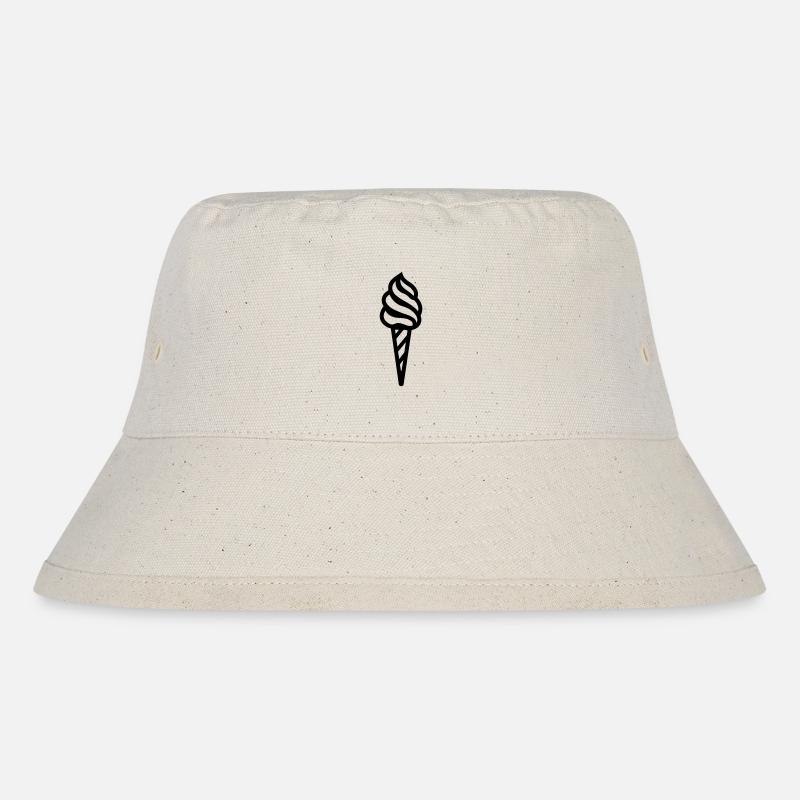 Eis - Stanley/Stella recycelter Bucket Hat - Naturweiß