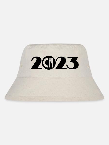 Koch 2023, Restaurant 2023 - Stanley/Stella recycelter Bucket Hat - Naturweiß