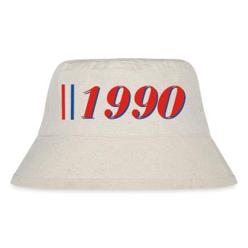 Year 1990 - Stanley/Stella Recycled Bucket Hat - natural - Front
