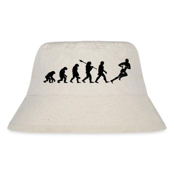 RUGBY - Rugby Sport - Rugby Humor - Stanley/Stella recycelter Bucket Hat - Naturweiß - Vorne