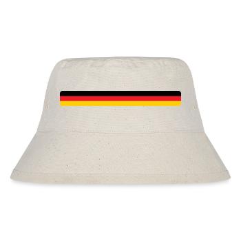 Drapeau Allemand - Allemagne - Bob recyclé Stanley/Stella - blanc naturel - Devant