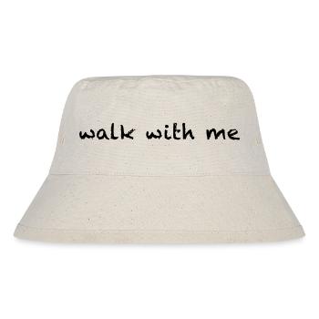 walk with me - Stanley/Stella Recycled Bucket Hat - natural - Front