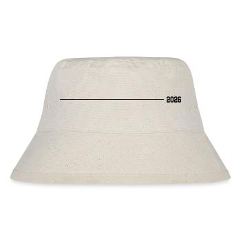 2026 stroke - Stanley/Stella Recycled Bucket Hat - natural - Front