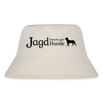 Gute Jagdhunde - Schweißhunde - Stanley/Stella recycelter Bucket Hat - Naturweiß - Vorne