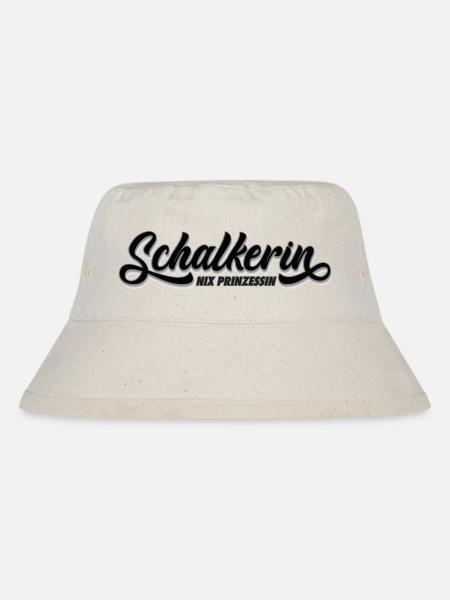Nix Prinzessin Schalkerin! | Gelsenkirchen Schalke - Stanley/Stella recycelter Bucket Hat - Naturweiß