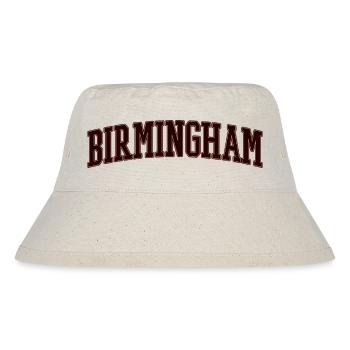 Birmingham Arch Schriftzug - Stanley/Stella recycelter Bucket Hat - Naturweiß - Vorne