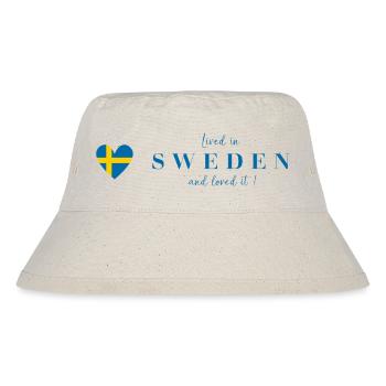 LIVED IN SWEDEN FLAG - Stanley/Stella Recycled Bucket Hat - natural - Front